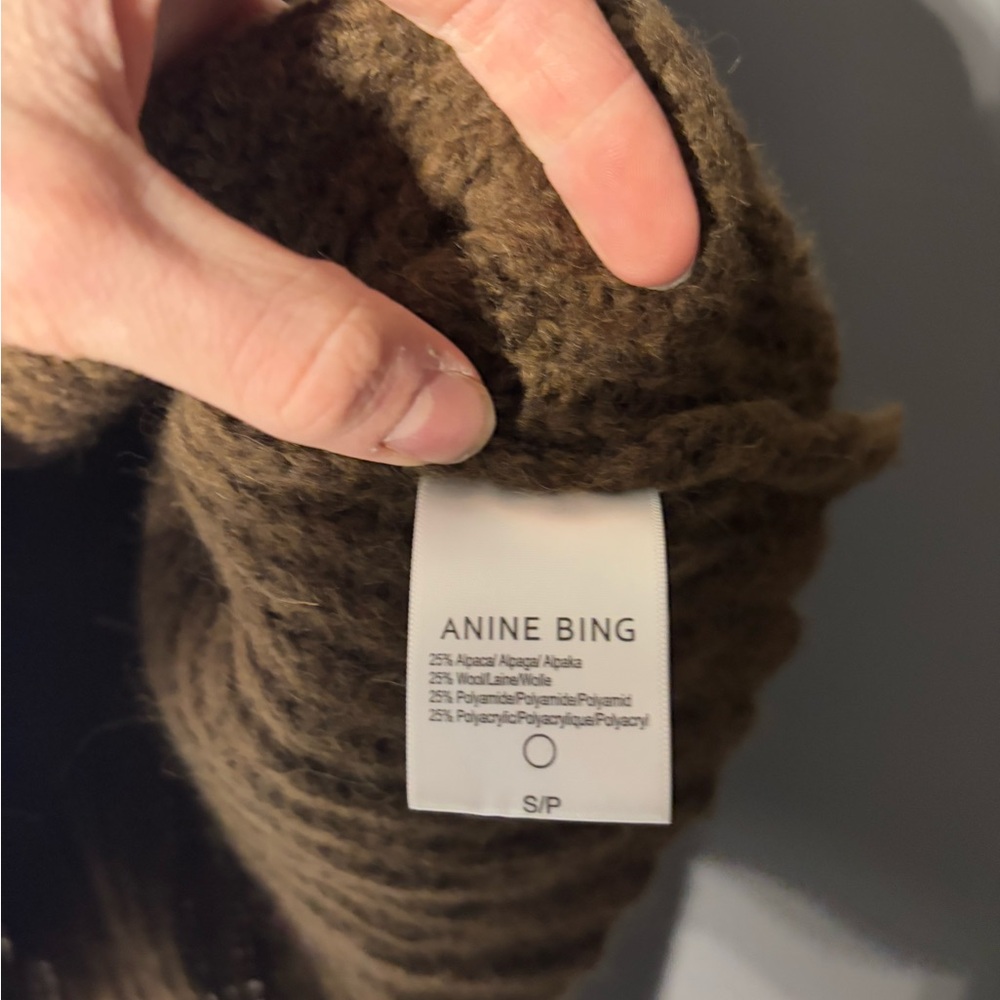 Anine Bing Marlowe Alpaca Blend Sweater Size Small - Picture 4 of 5